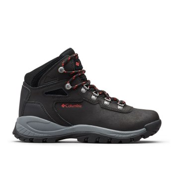 Columbia Wandelschoenen Dames, Newton Ridge Plus Waterproof Zwart Rood, 06IDRVYEM